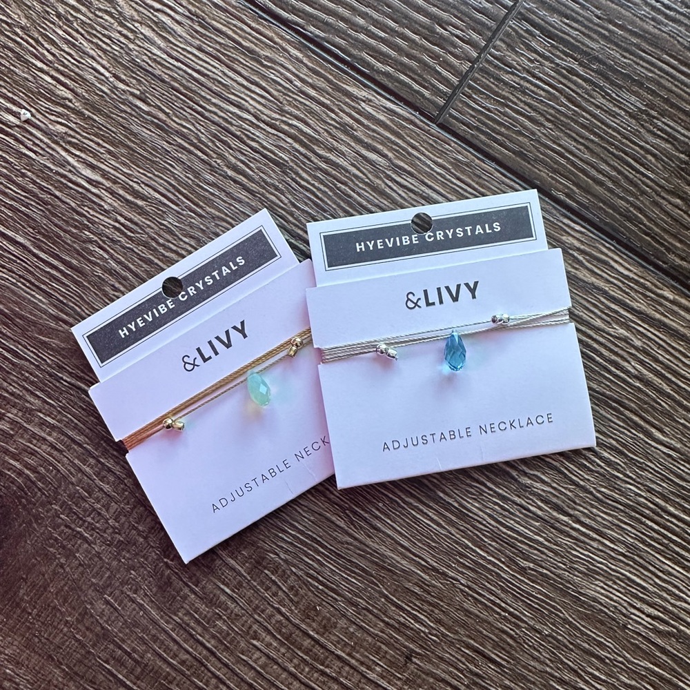 &Livy pendant necklaces